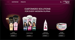 Desktop Screenshot of creamsilk.com.ph